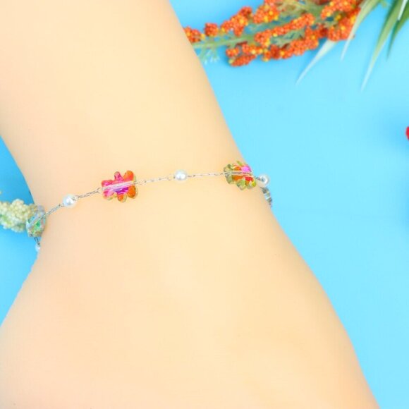 Elegant Handmade Anklet – Perfect for Women & Girls | Ideal Gift Option, DYC150 - Picture 3 of 8